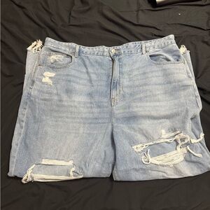 American Eagle Outfitters Light Blue Denim Shorts